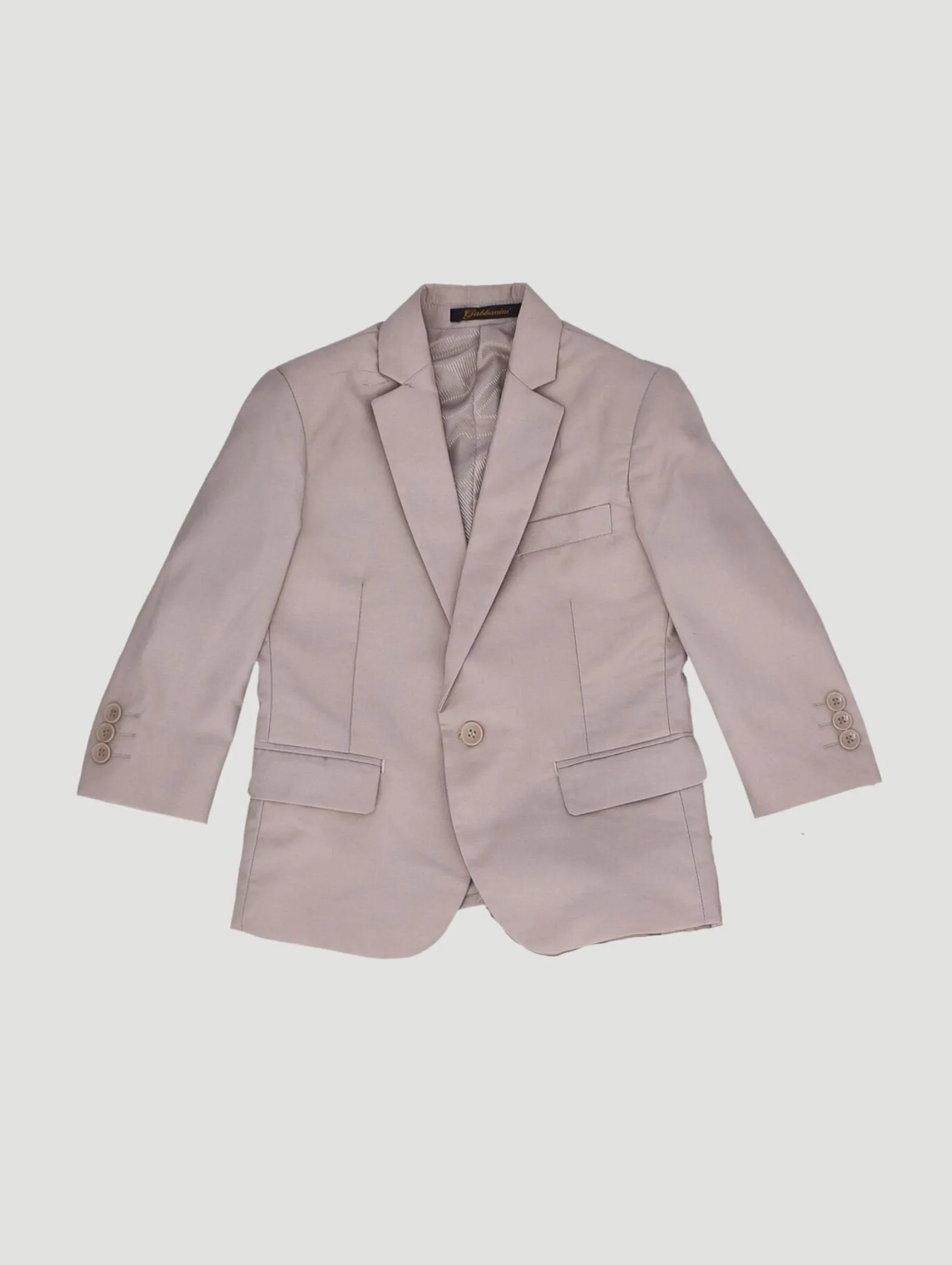 Pre-Boys Formal Suit Jacket - Stone