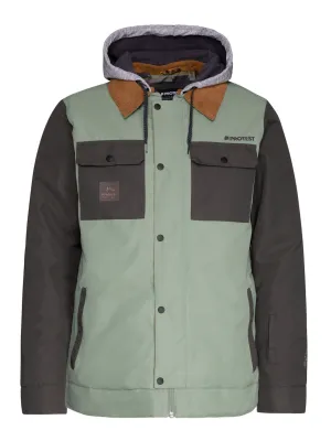 Protest Austin Jacket Mens Green Spray