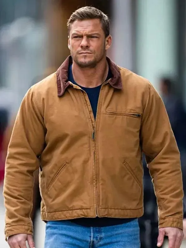 Reacher S02 Jack Reacher Brown Jacket