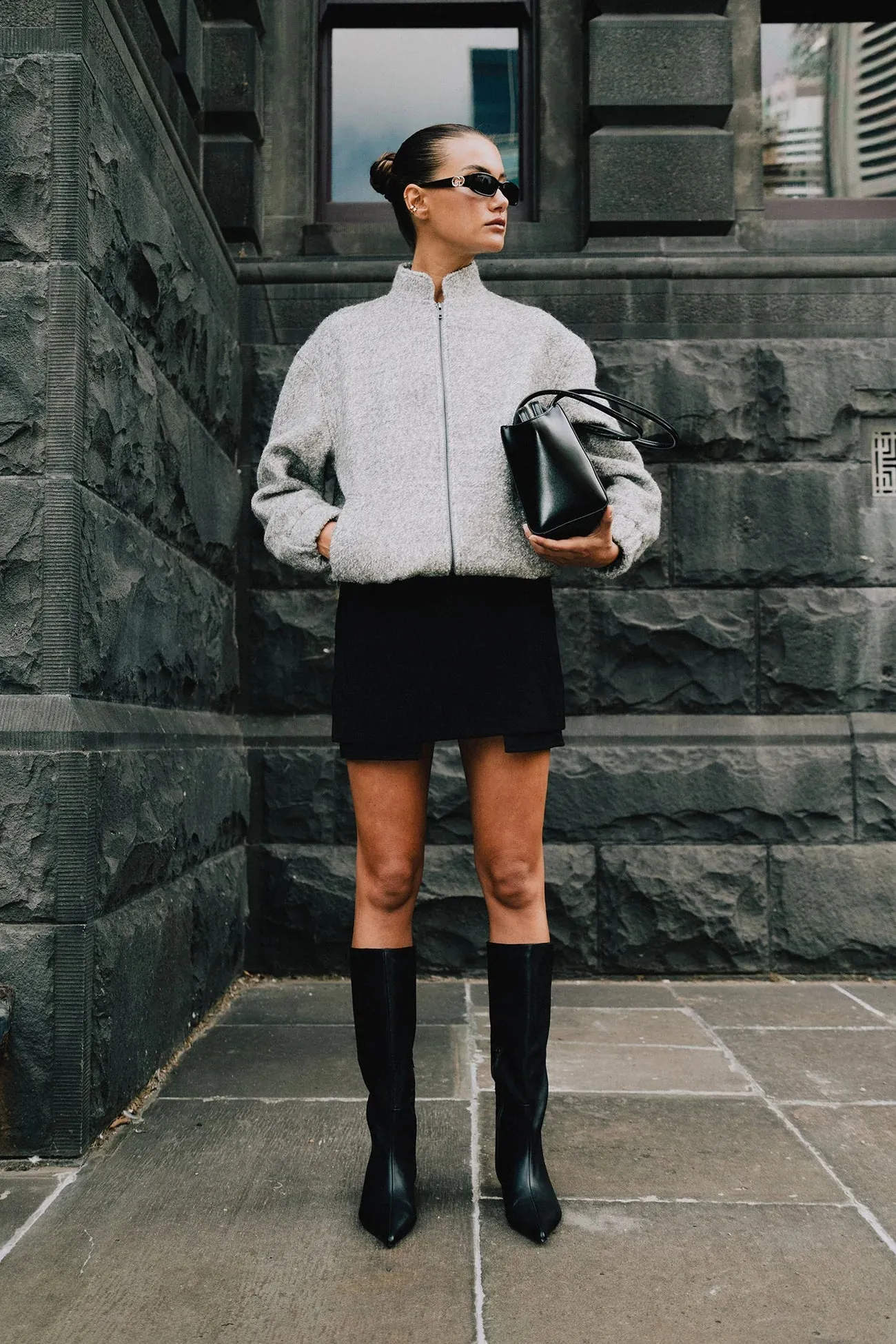 Reece Boucle Bomber
