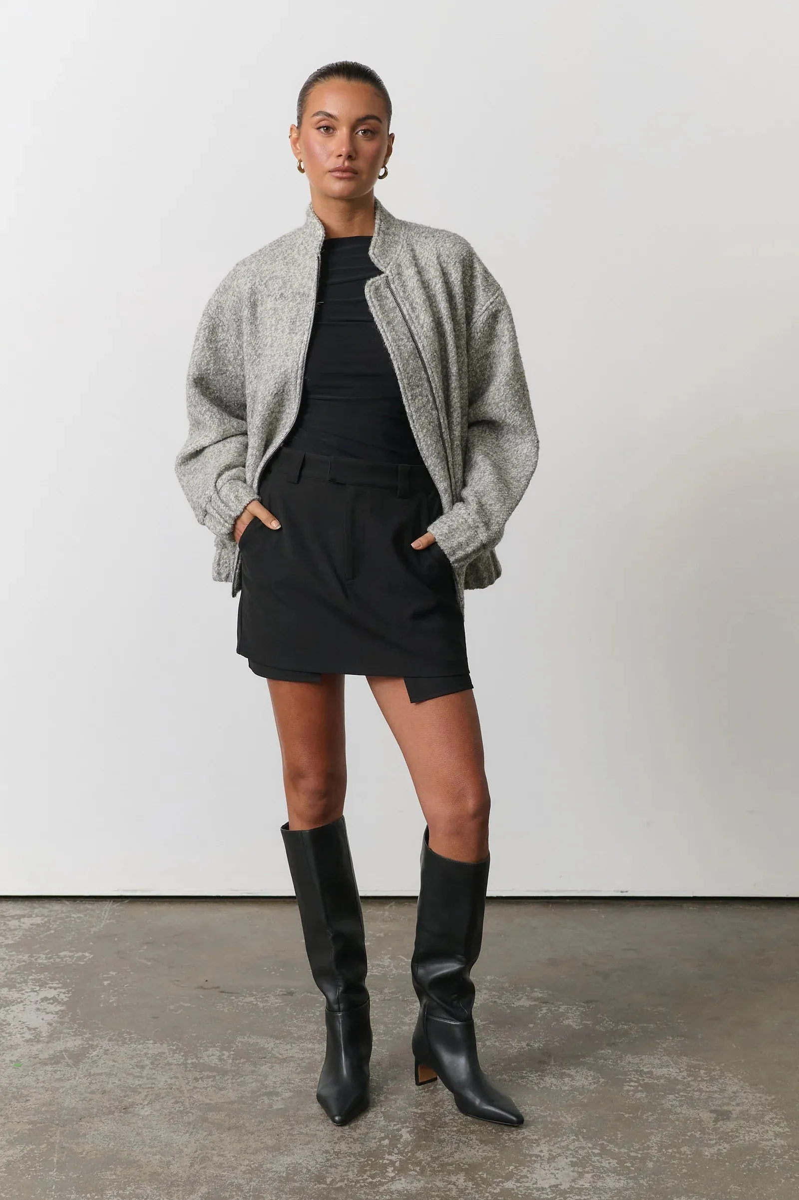 Reece Boucle Bomber
