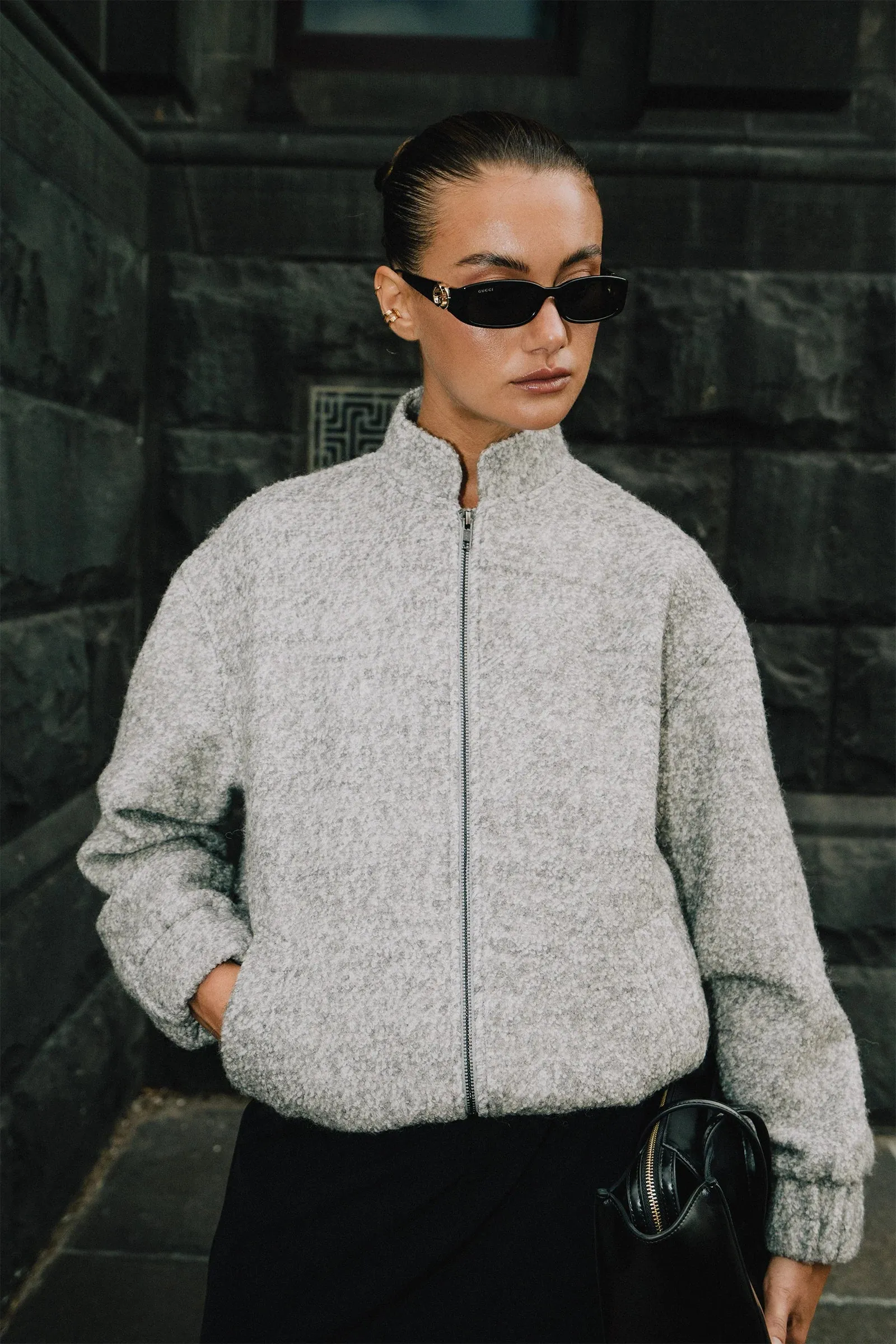 Reece Boucle Bomber