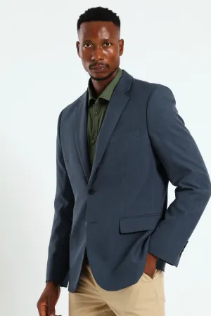 Regular Fit Essential Suit Jacket - Petrol