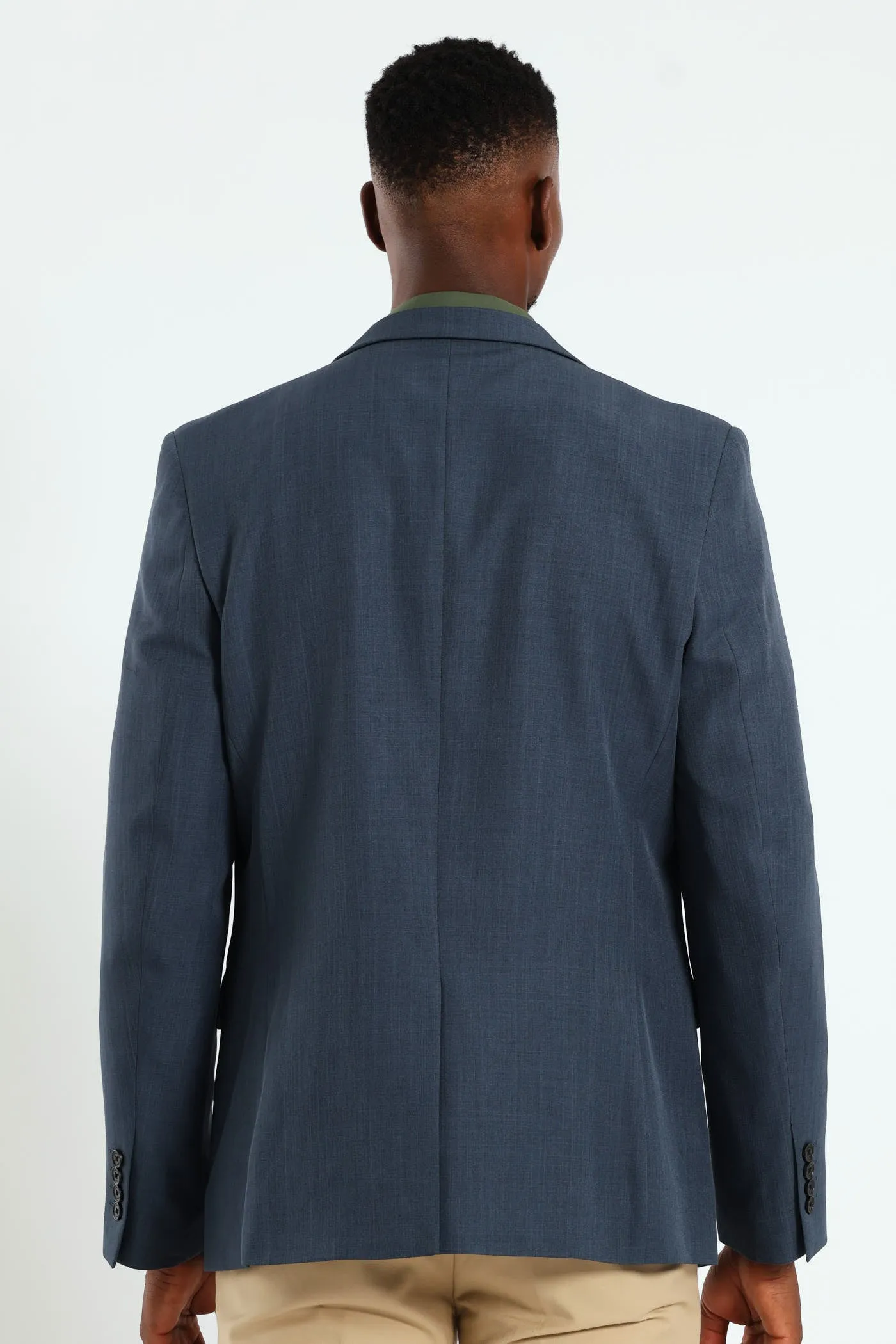 Regular Fit Essential Suit Jacket - Petrol
