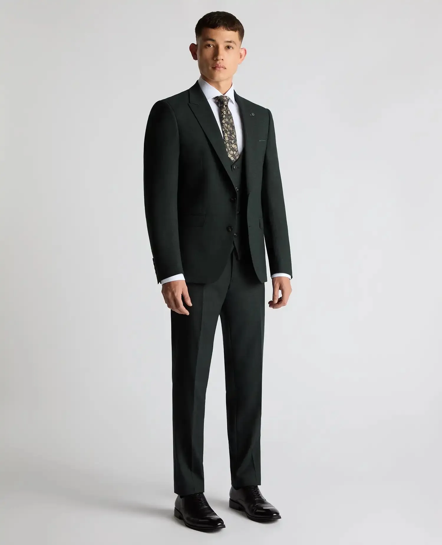 Remus Uomo Peppe Tapered Fit Mix & Match Suit Dark Green