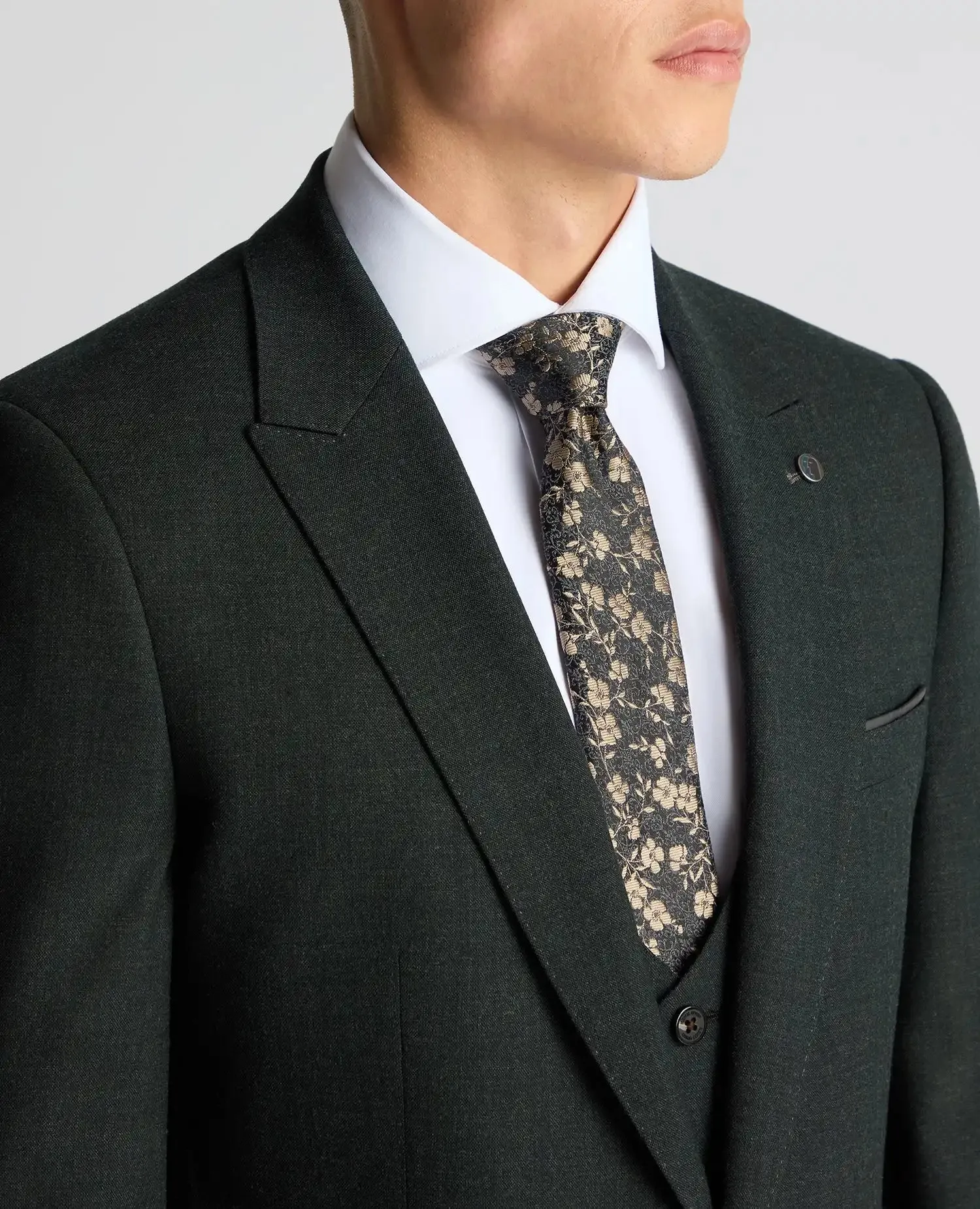 Remus Uomo Peppe Tapered Fit Mix & Match Suit Dark Green