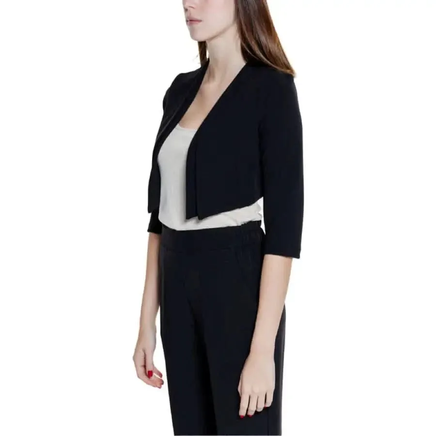 Rinascimento Women's 3/4 Sleeve Black Blazer Spring/Summer Collection