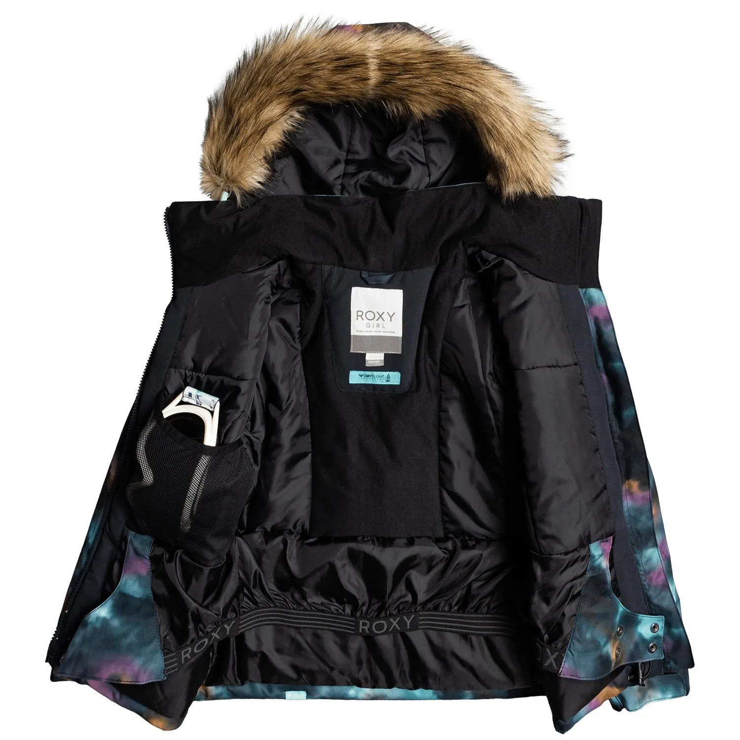 Roxy American Pie Girls Jacket Black Pensine