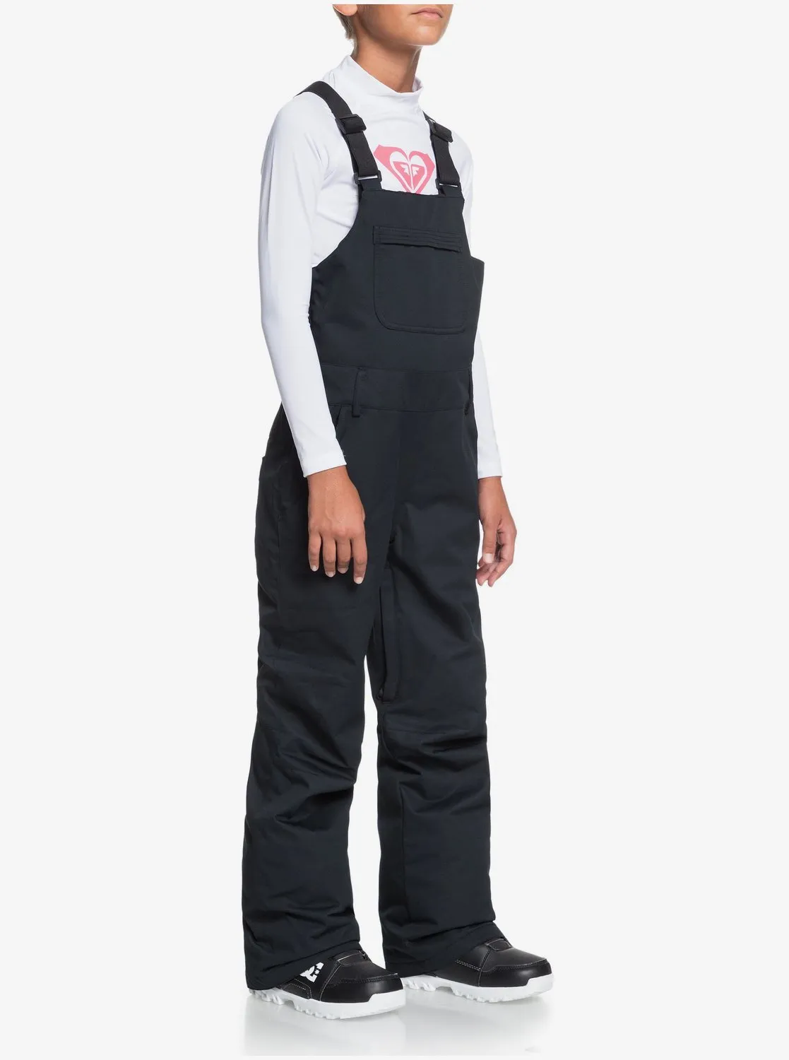 Roxy Non Stop Girls Bib Pants Black