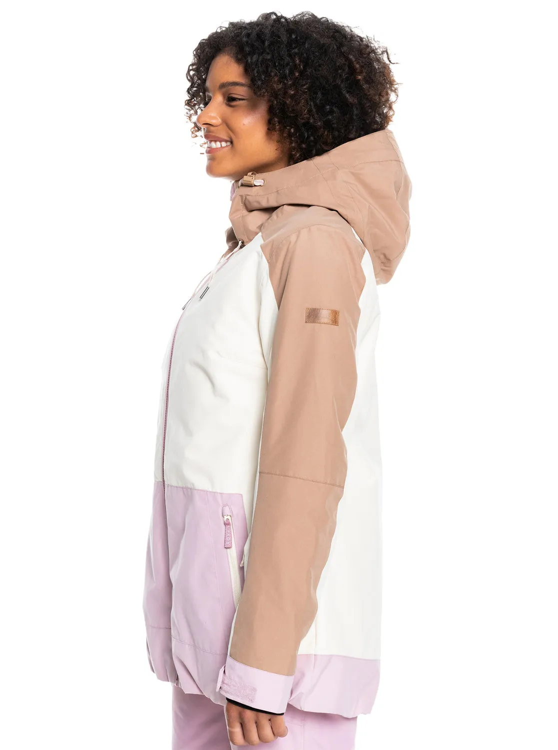 Roxy Ravine Hoodie Jacket Parchment