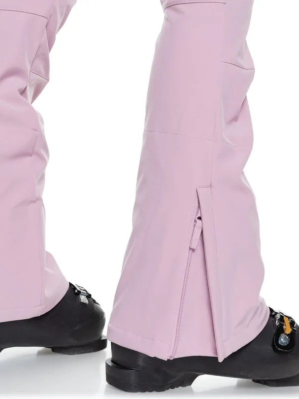 Roxy Summit Womens Bib Pants Dawn Pink