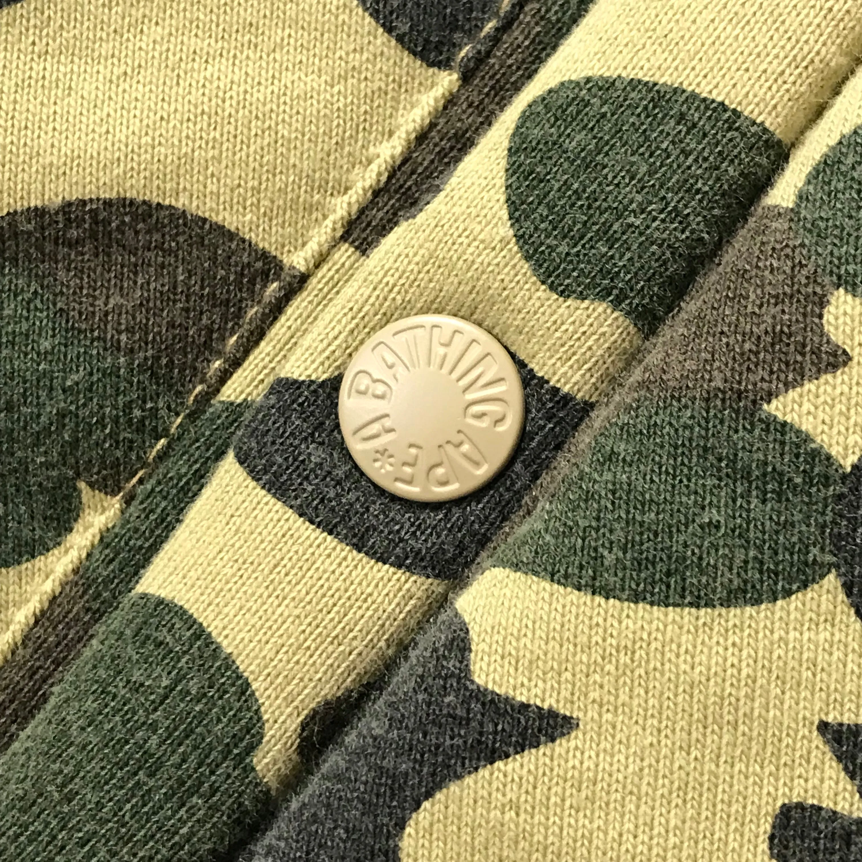 [S] A Bathing Ape Bape Vintage 1st Camo Reversible MA-1 Bomber Jacket