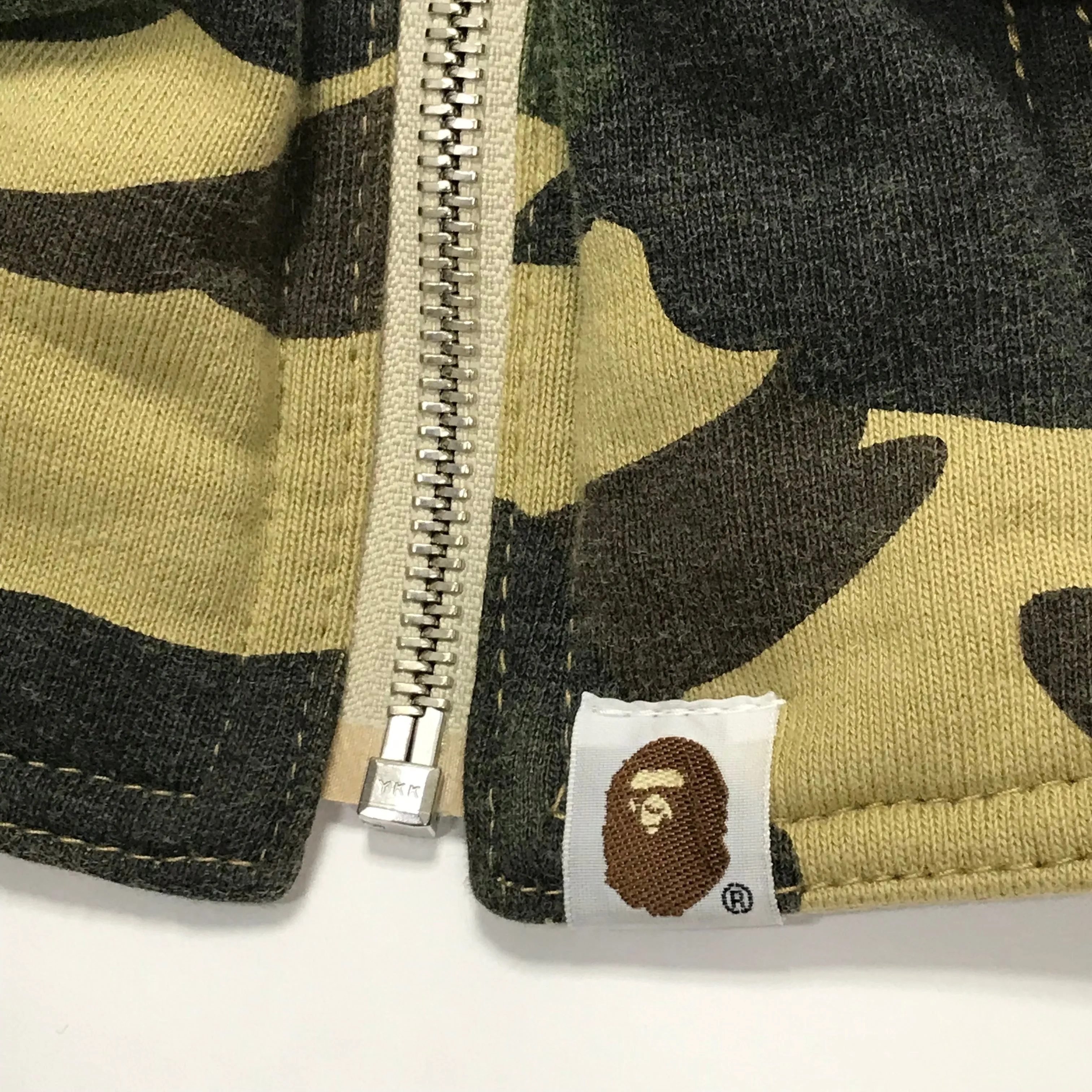 [S] A Bathing Ape Bape Vintage 1st Camo Reversible MA-1 Bomber Jacket