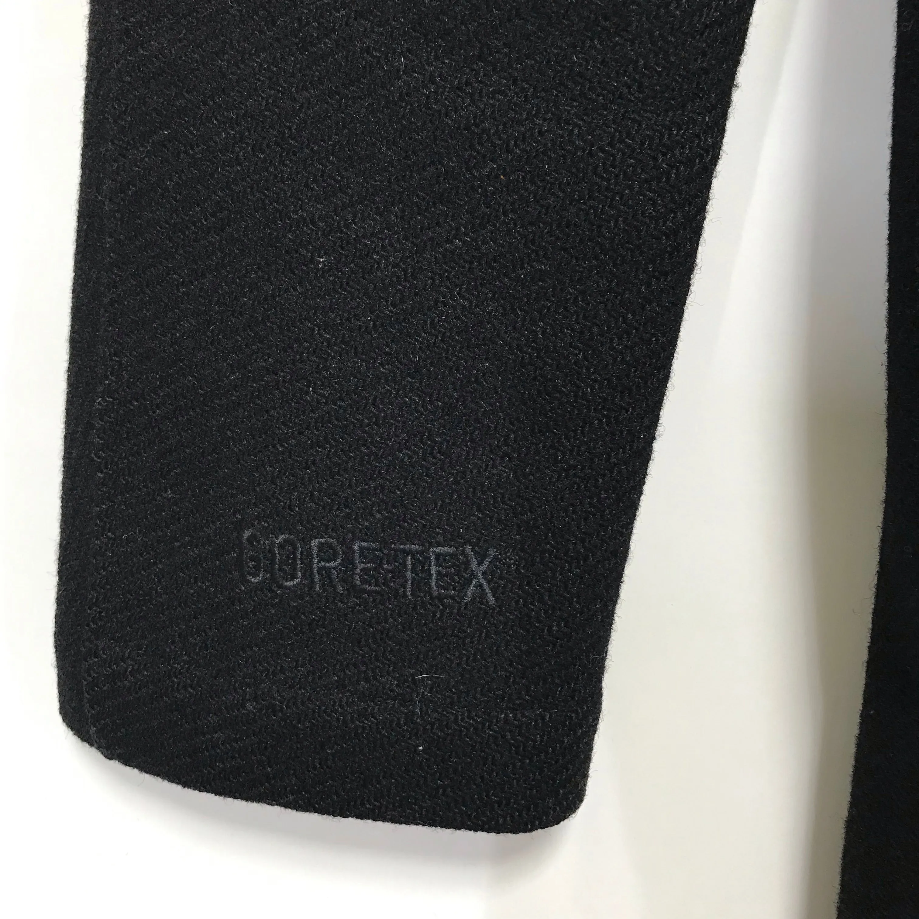 [S] Visvim 06AW Lieutenant Wool Gore Tex Pea Coat Black