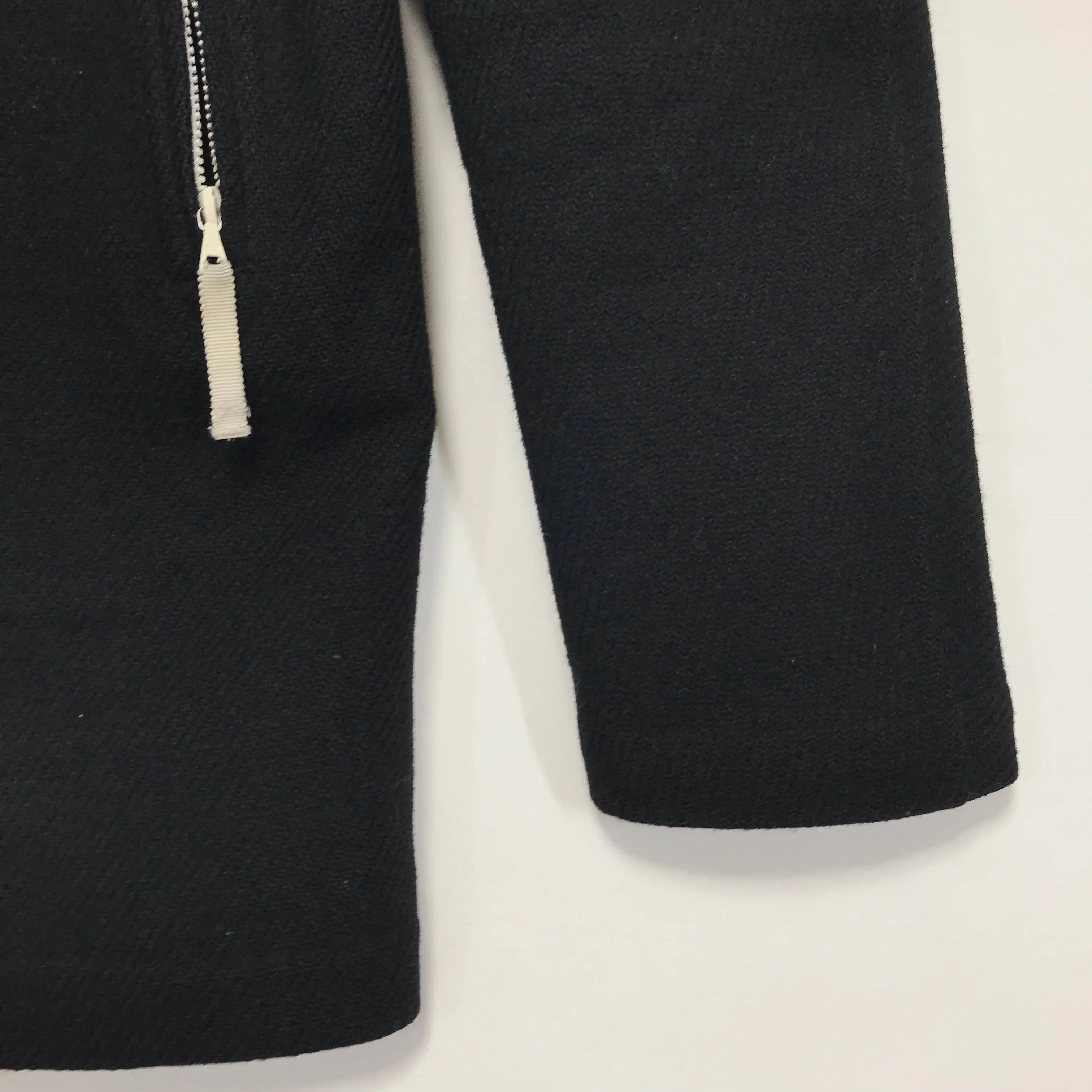 [S] Visvim 06AW Lieutenant Wool Gore Tex Pea Coat Black
