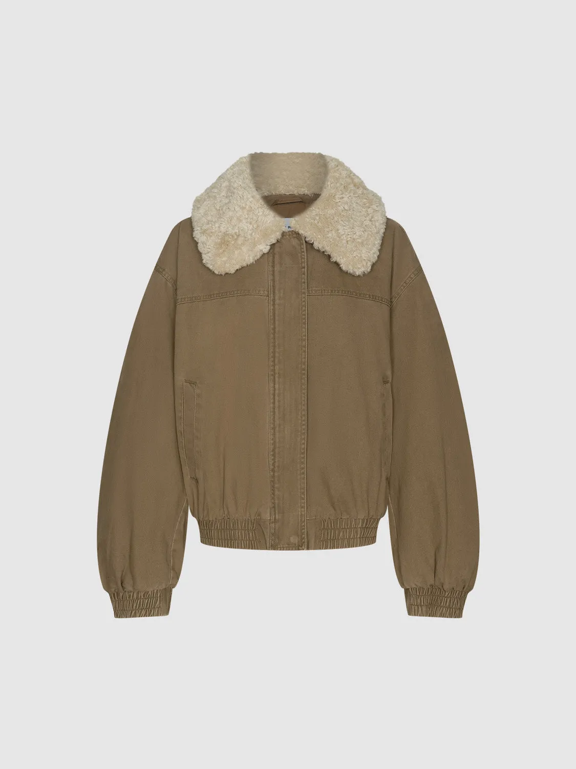 Sherpa Lapel Down Outerwear