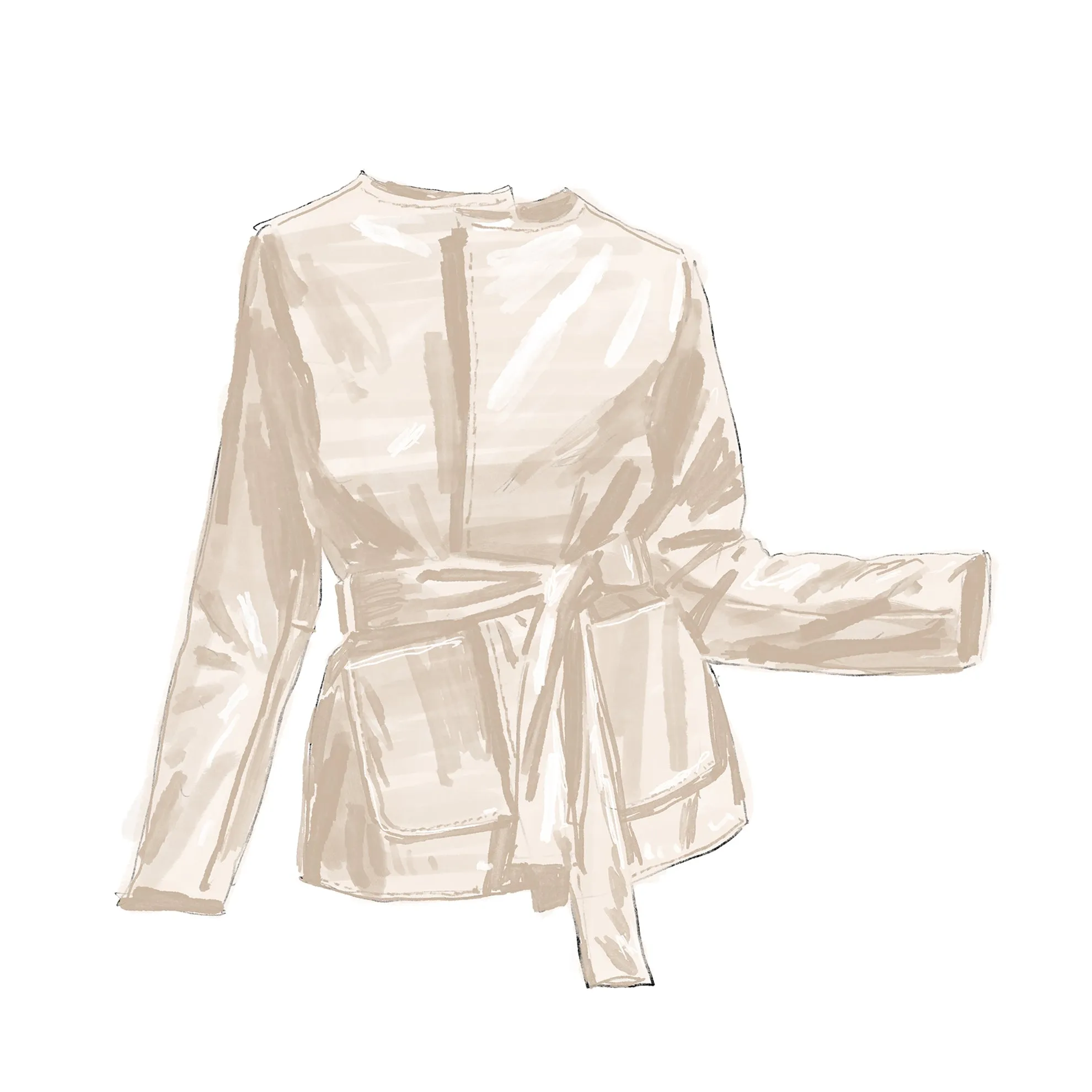 SoCal Belted Leather Coat