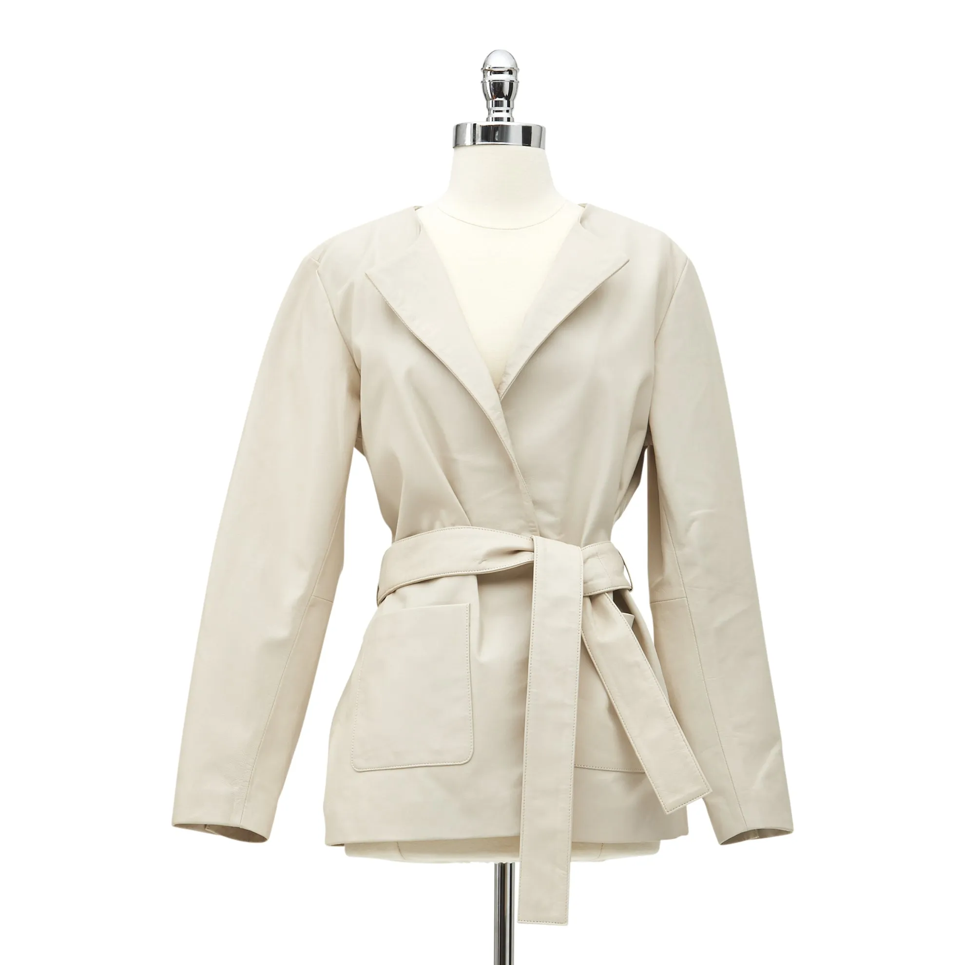 SoCal Belted Leather Coat
