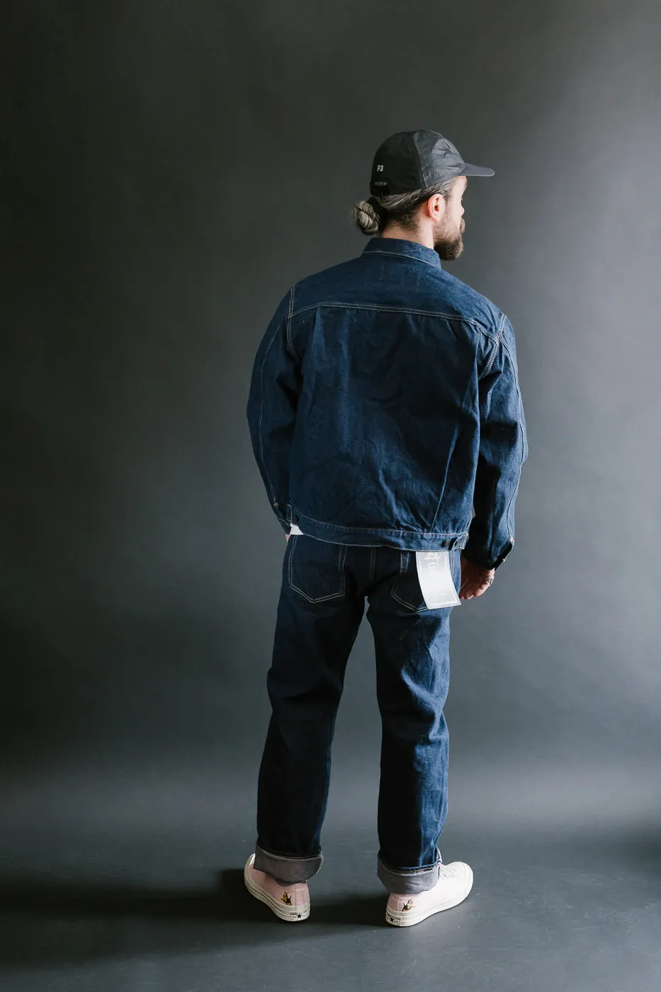 SP-116 - 45th Anniversary "Ai Sa" Type II Selvedge Jacket - Natural Indigo, Sakura