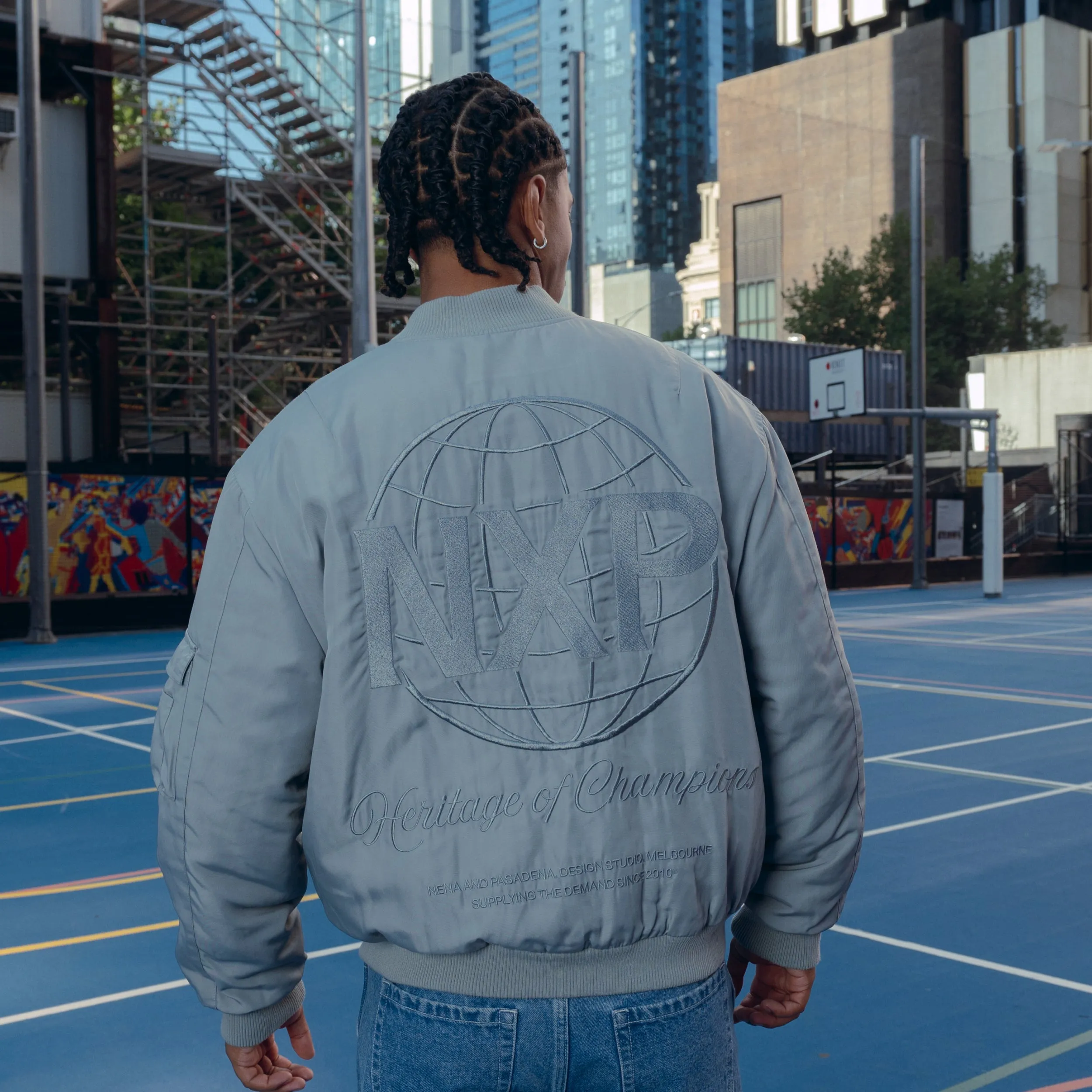 Spare Bomber Jacket Neutral Grey