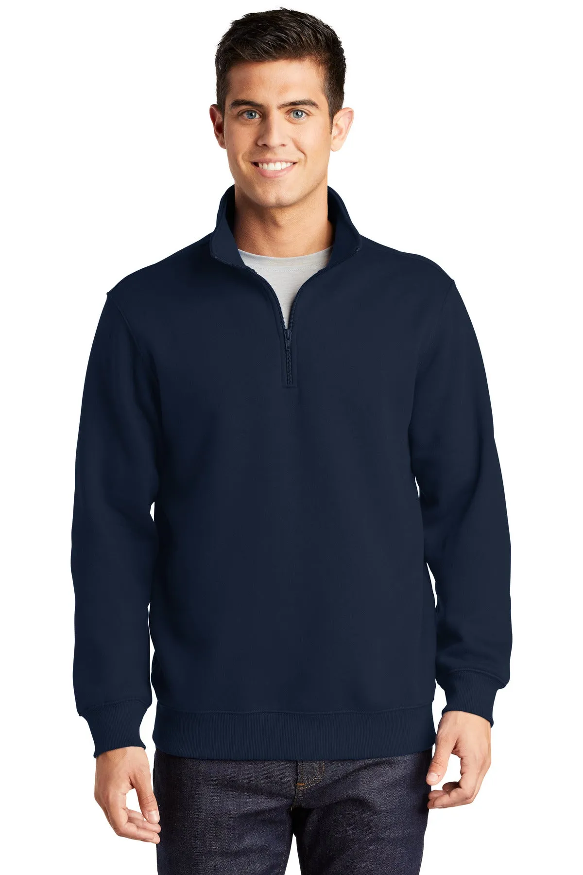 Sport-Tek 1/4-Zip Sweatshirt. ST253 True Navy