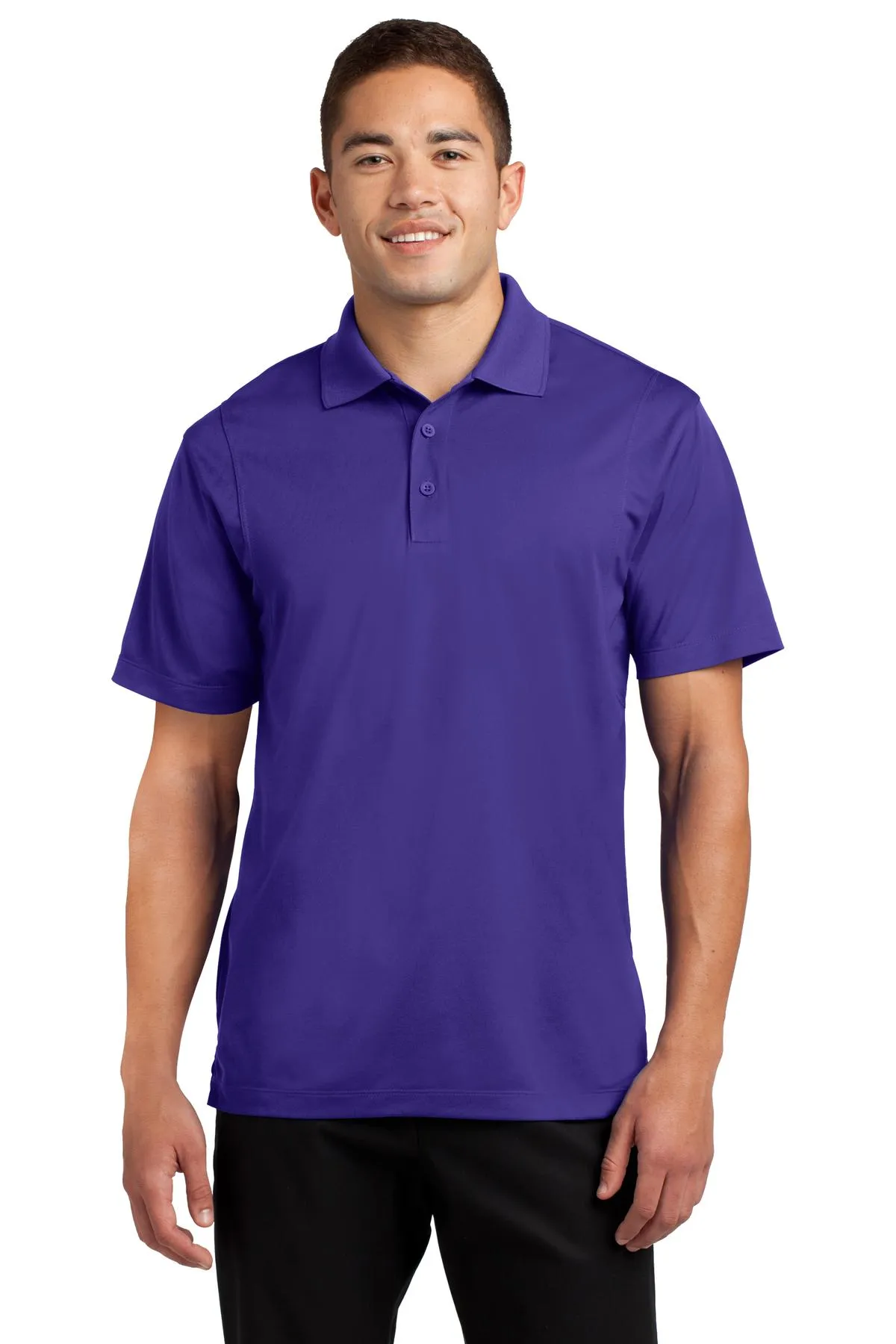 Sport-Tek Micropique Sport-Wick Polo. ST650 Purple