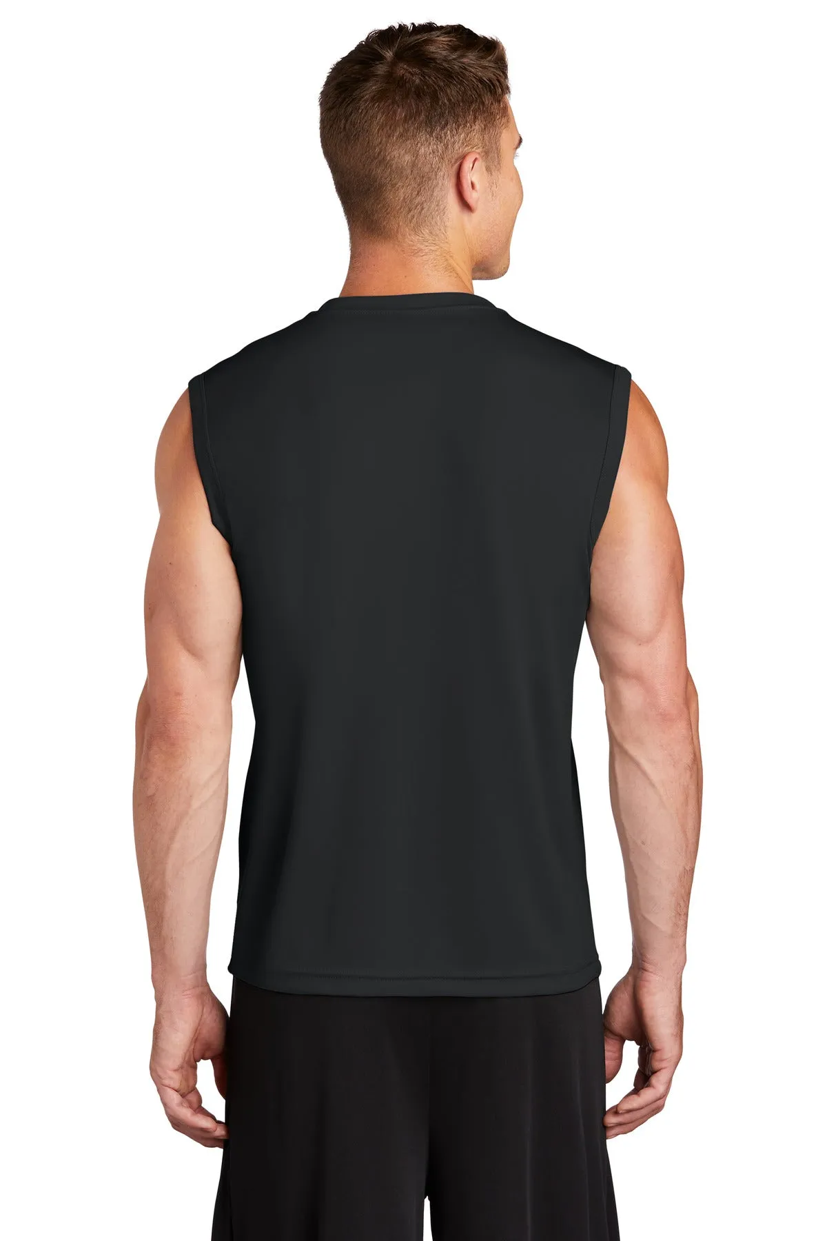 Sport-Tek Sleeveless PosiCharge Competitor Tee. ST352 Black