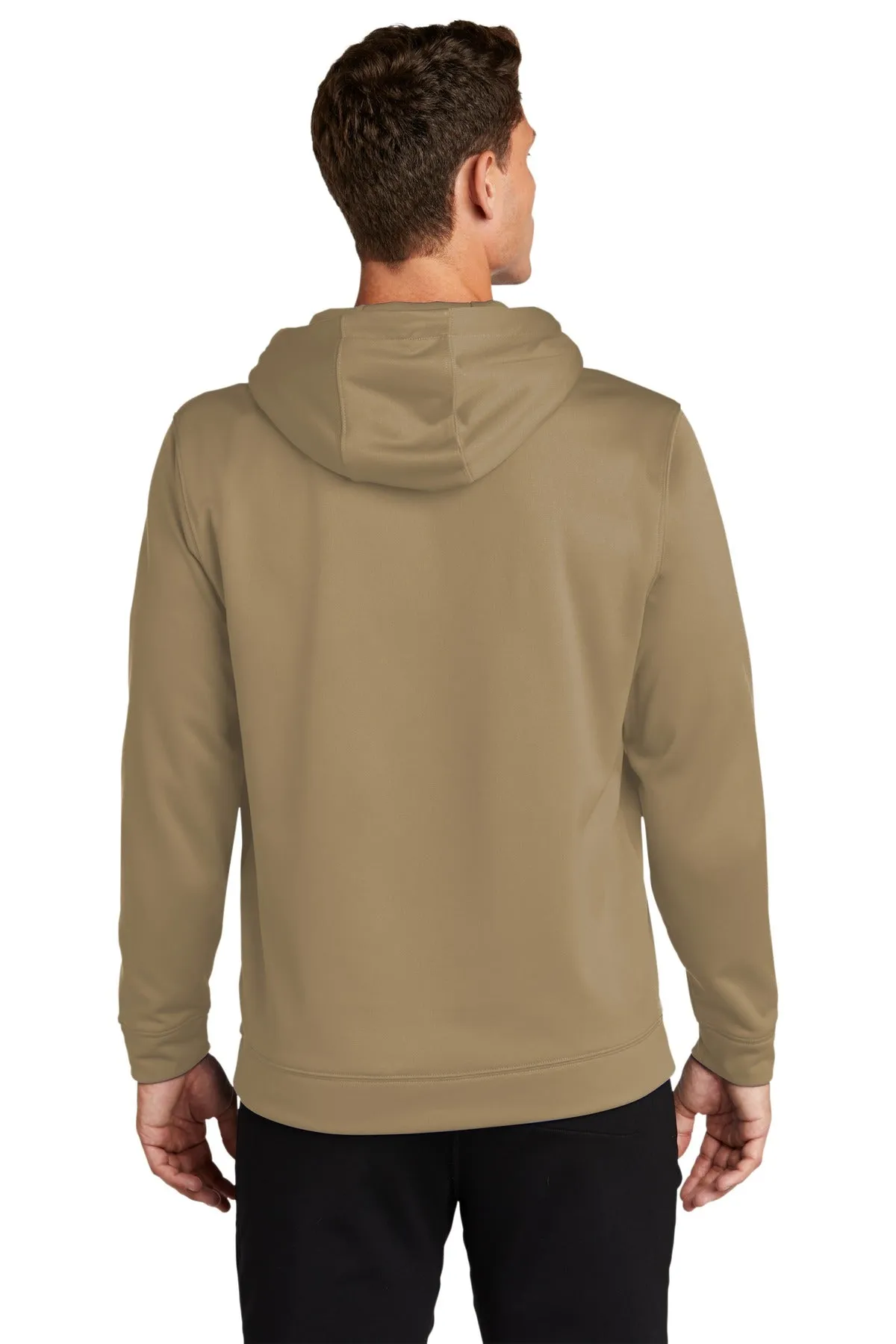 Sport-Tek Sport-Wick Fleece Hooded Pullover.  F244 Coyote Brown