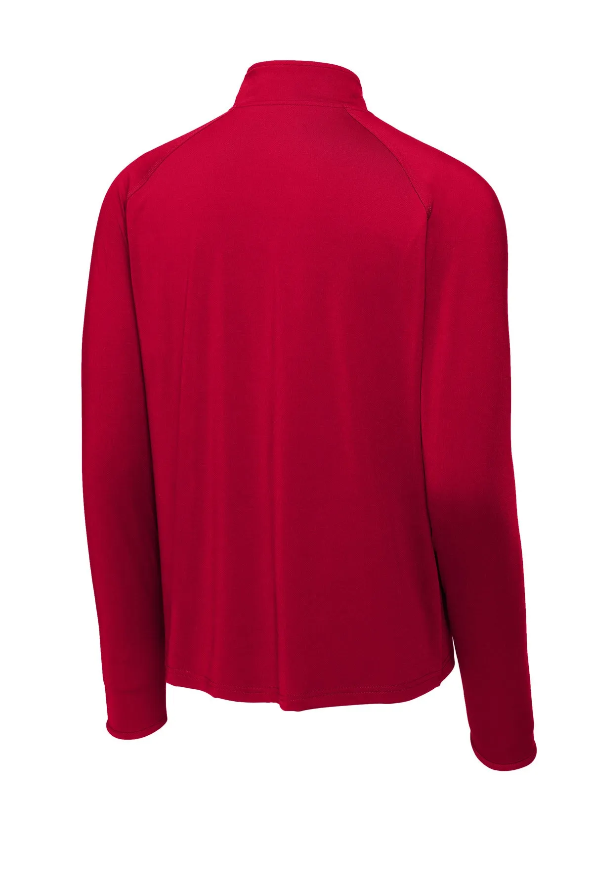 Sport-Tek Sport-Wick Stretch 1/4-Zip Pullover. ST850 Deep Red