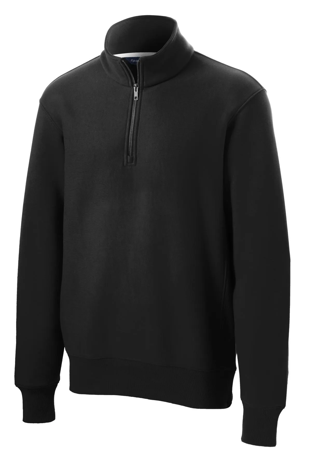 Sport-Tek Super Heavyweight 1/4-Zip Pullover Sweatshirt. ST283 Black