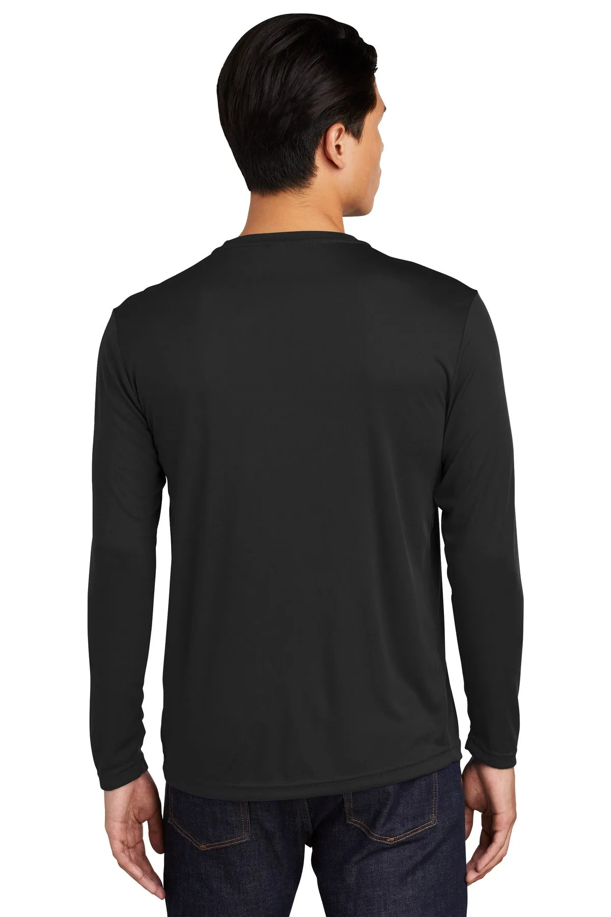 Sport-Tek Tall Long Sleeve PosiCharge Competitor Tee. TST350LS Black Tall