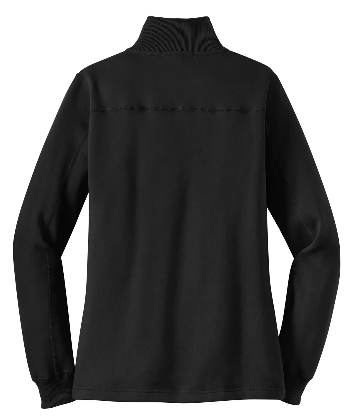 Sport-Tek Women's 1/4-Zip Sweatshirt. LST253 Black