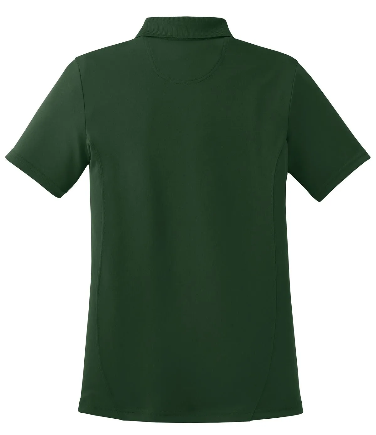Sport-Tek Women's Dry Zone Raglan Accent Polo. L475 Forest Green