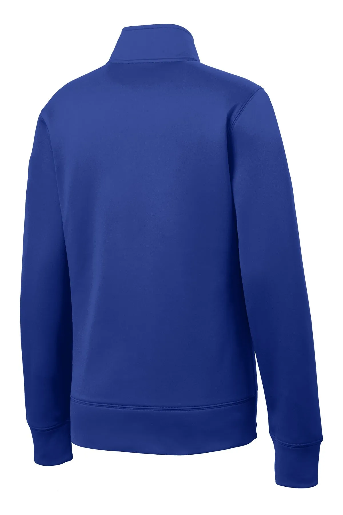 Sport-Tek Women's Sport-Wick Fleece Full-Zip Jacket.  LST241 True Royal