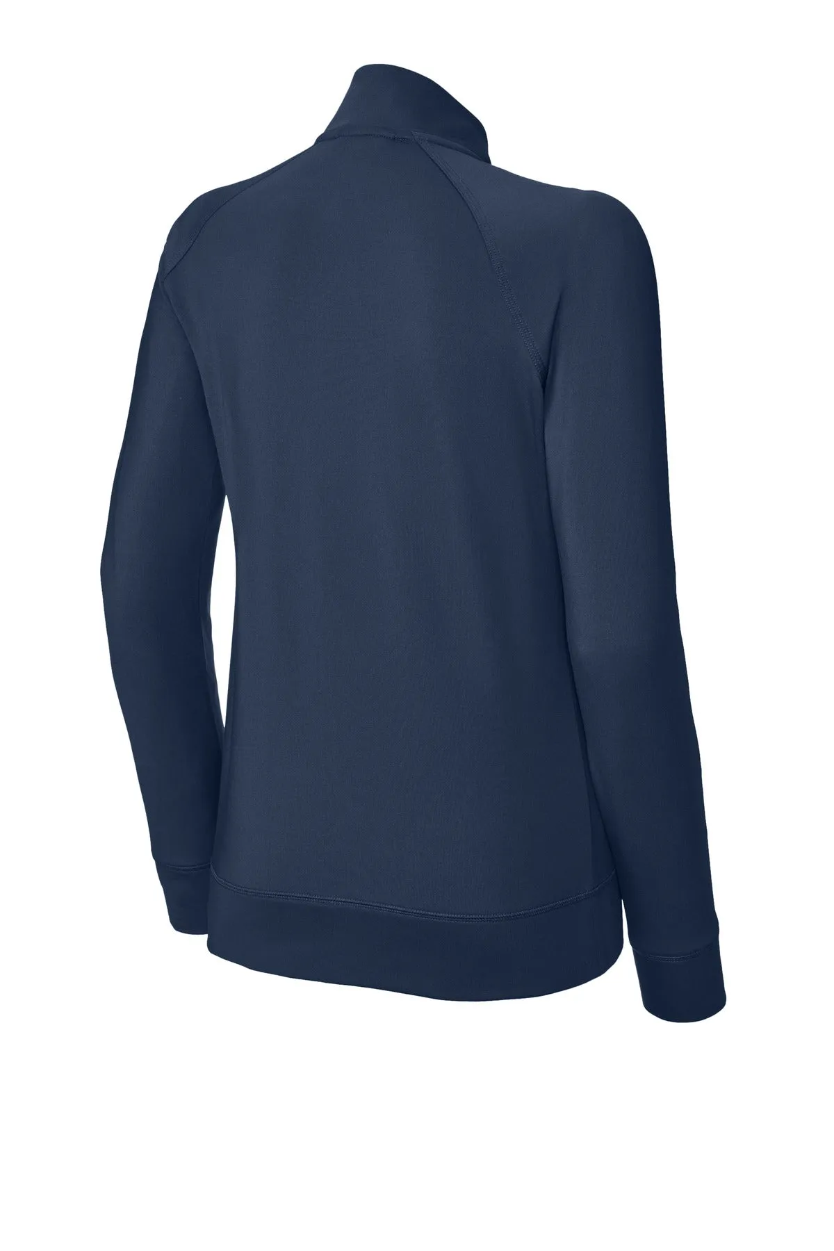 Sport-Tek Women's Sport-Wick Stretch Full-Zip Cadet Jacket LST857 True Navy