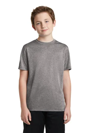 Sport-Tek Youth Heather Contender Tee. YST360 Vintage Heather