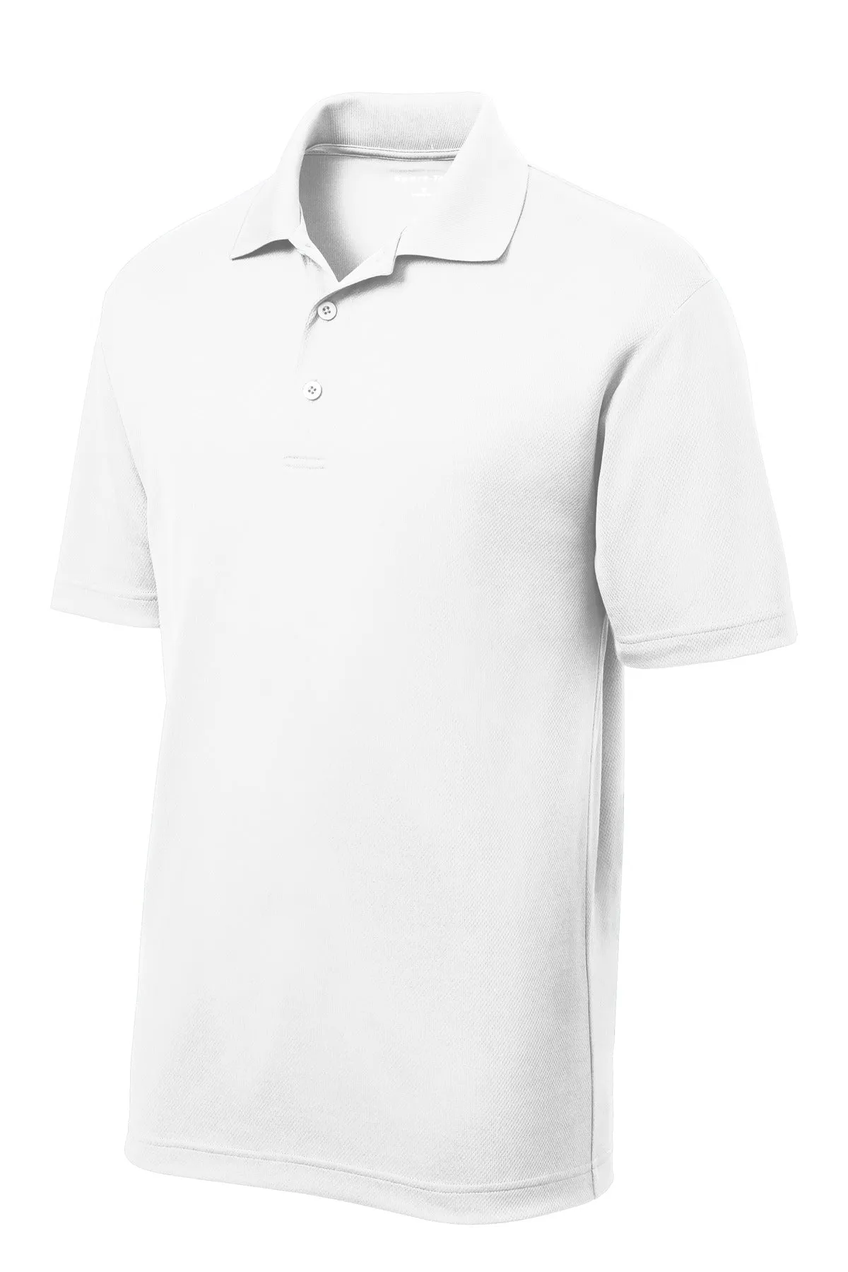 Sport-Tek Youth PosiCharge RacerMesh Polo. YST640 White