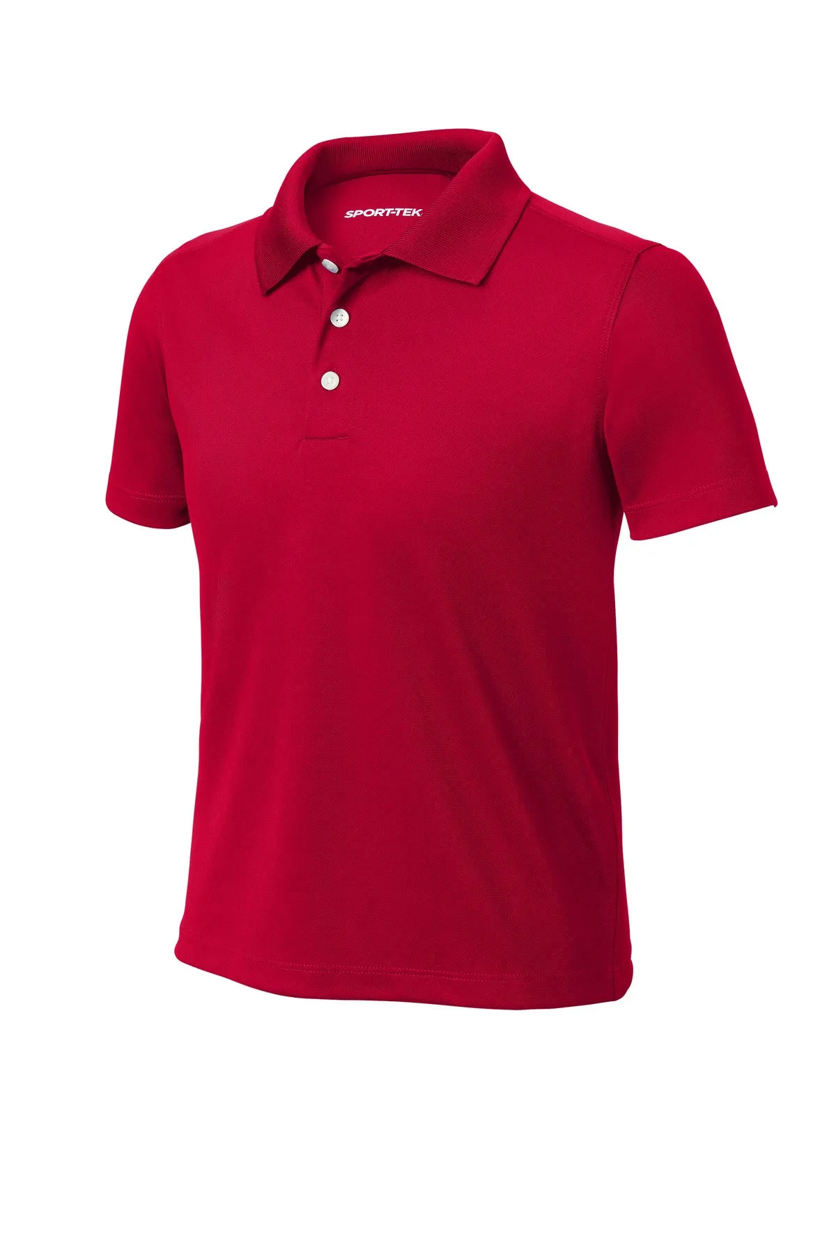 Sport-Tek Youth UV Micropique Polo YST740 Deep Red