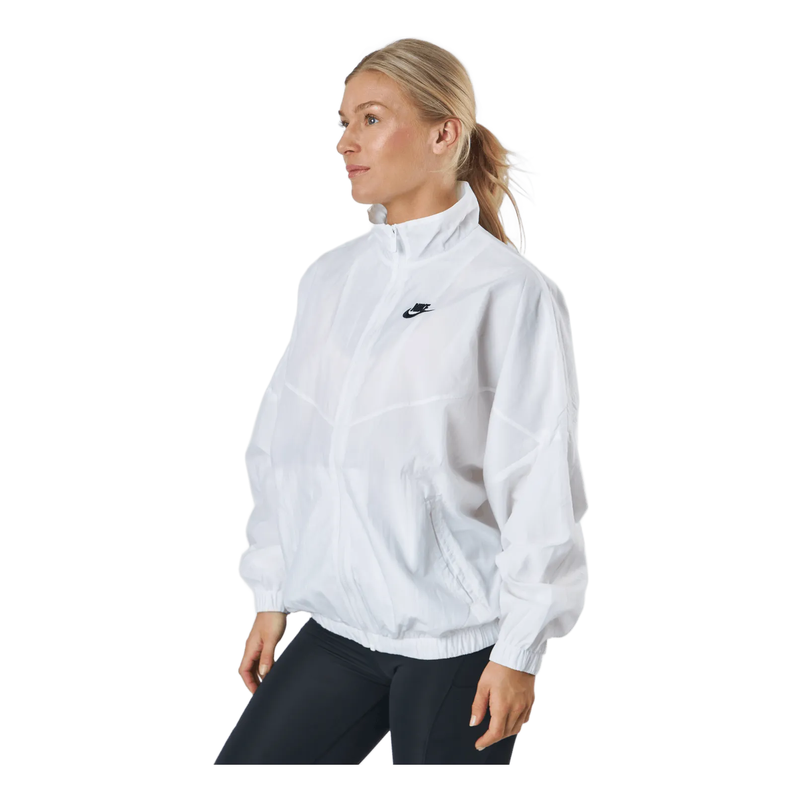 Sportswear Essential Windrunner Women's Woven Jacket WHITE/WHITE/BLACK