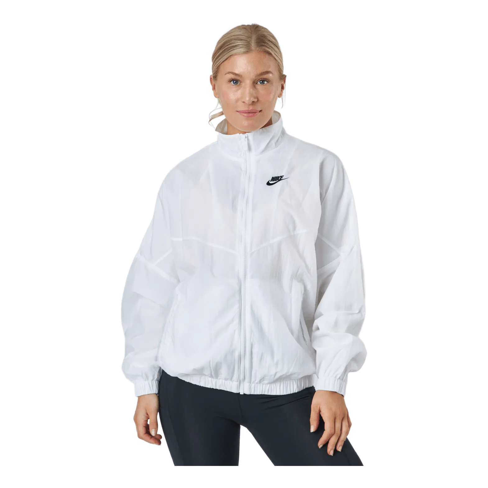 Sportswear Essential Windrunner Women's Woven Jacket WHITE/WHITE/BLACK