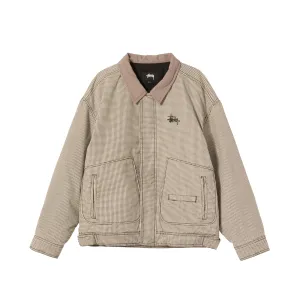 Stussy Mens Drizzler Plaid Bomber Jacket