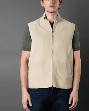 Suede Zip Vest