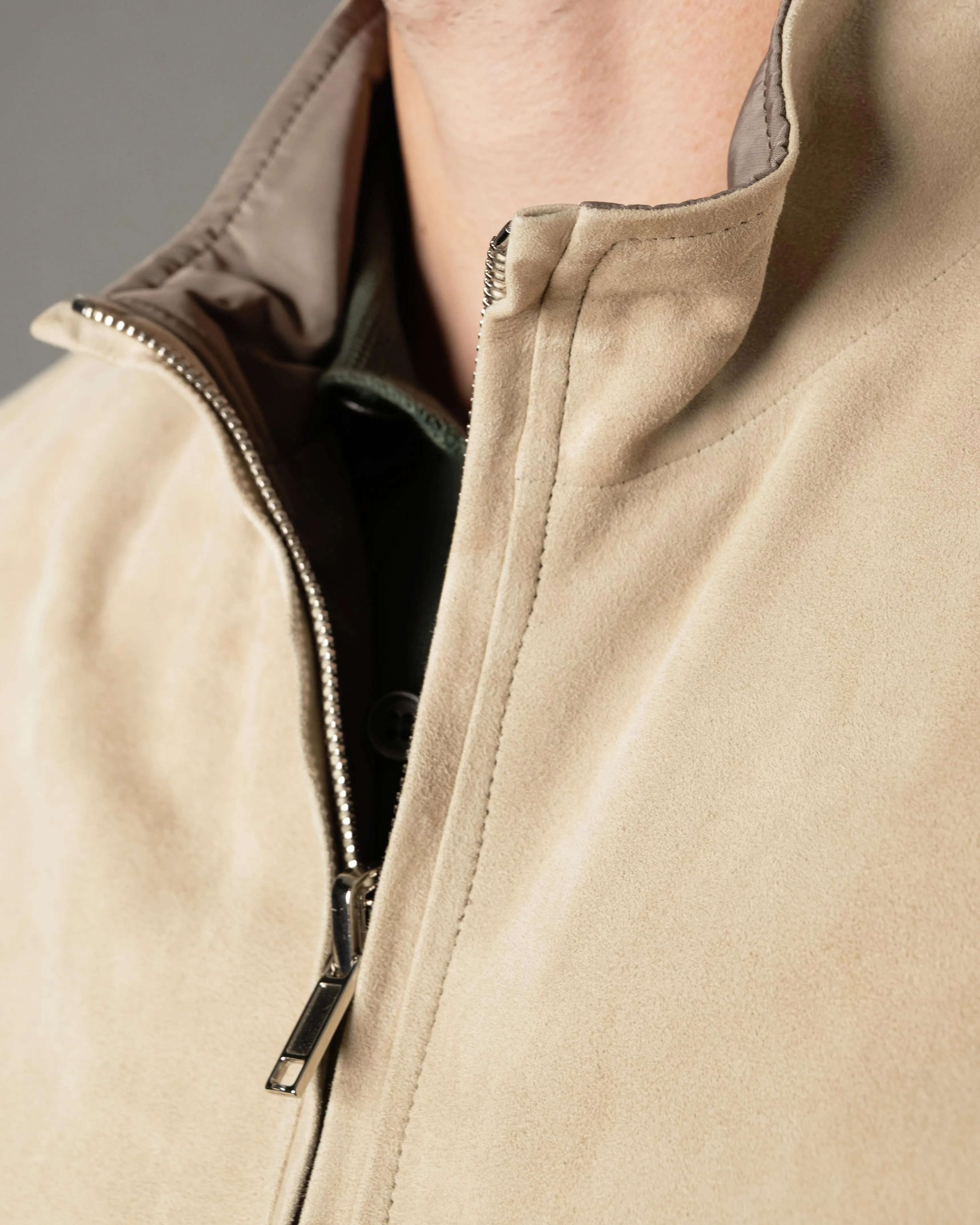 Suede Zip Vest