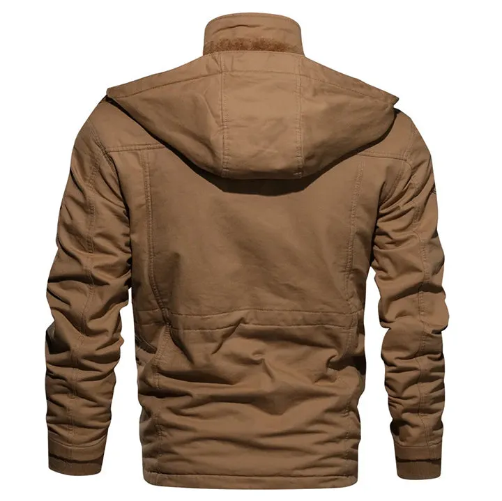 Survival Cotton Jacket with Removable Hood