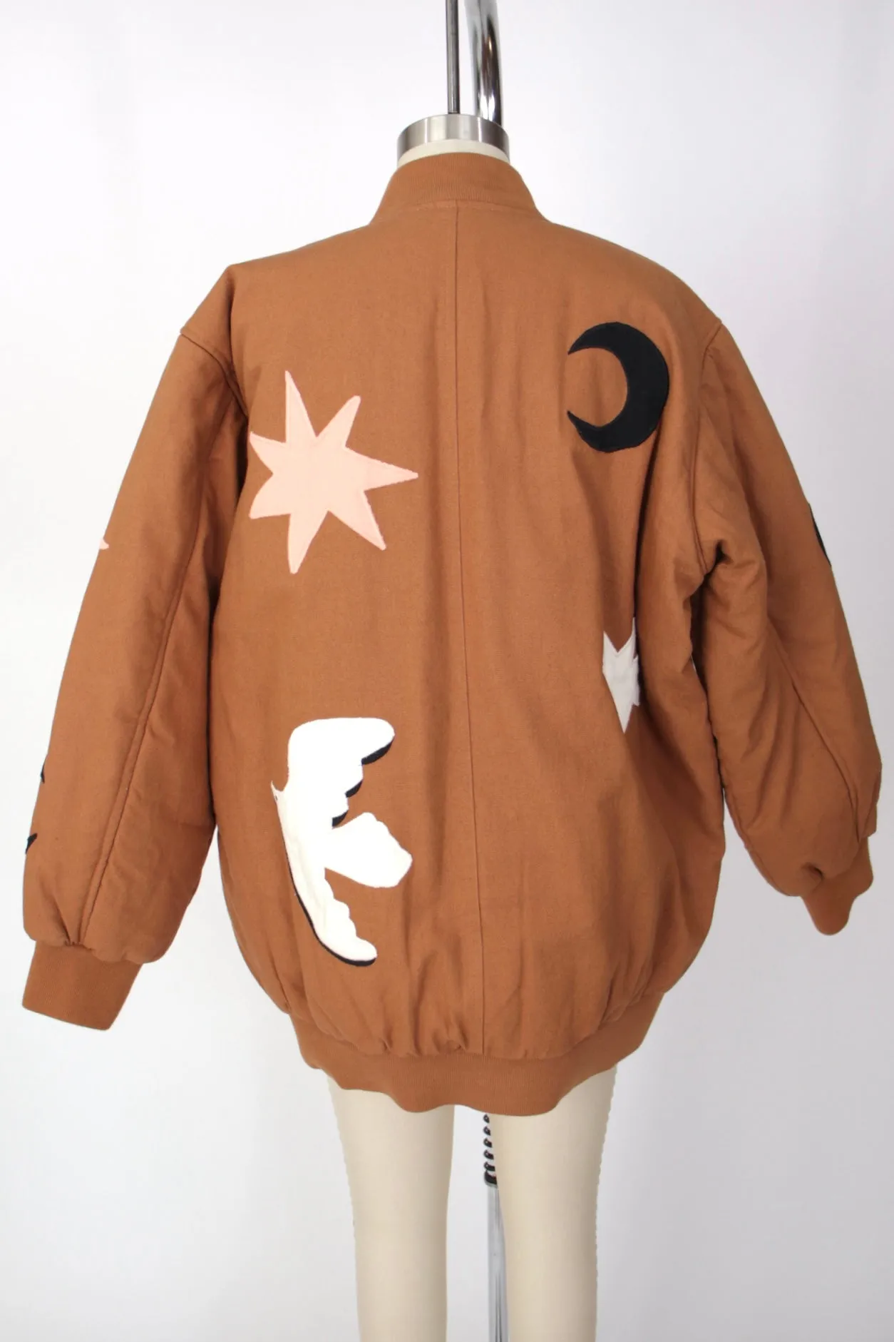 Sézane x Pangea Celestial Embroidered Bomber