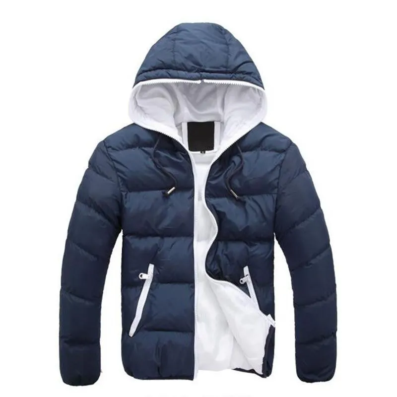 t Jacekt Men Brand Down Collar Casual Warm Coat Outerwear Parka Jacket Size Down Jacket Men M-3XL