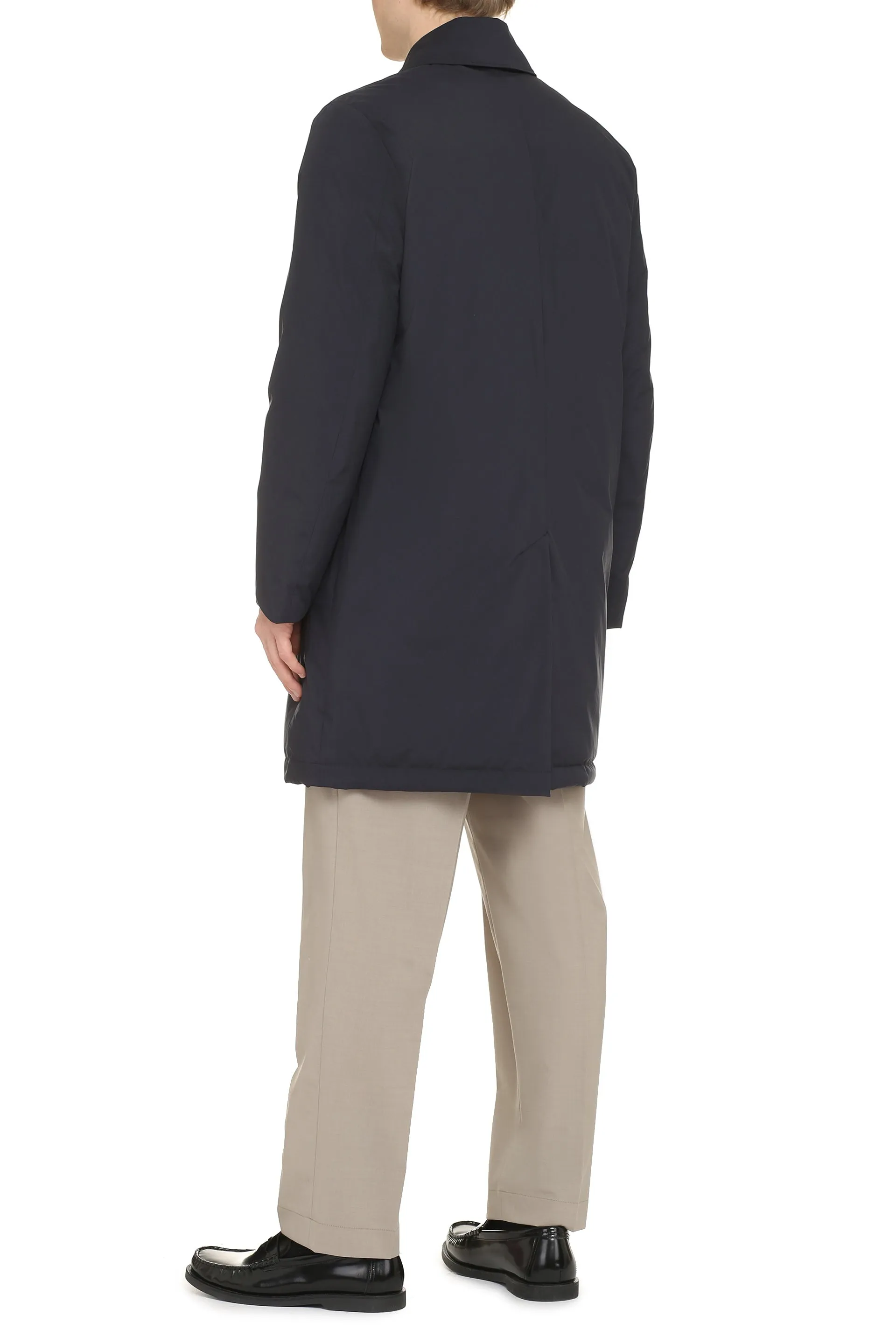 Technical fabric parka