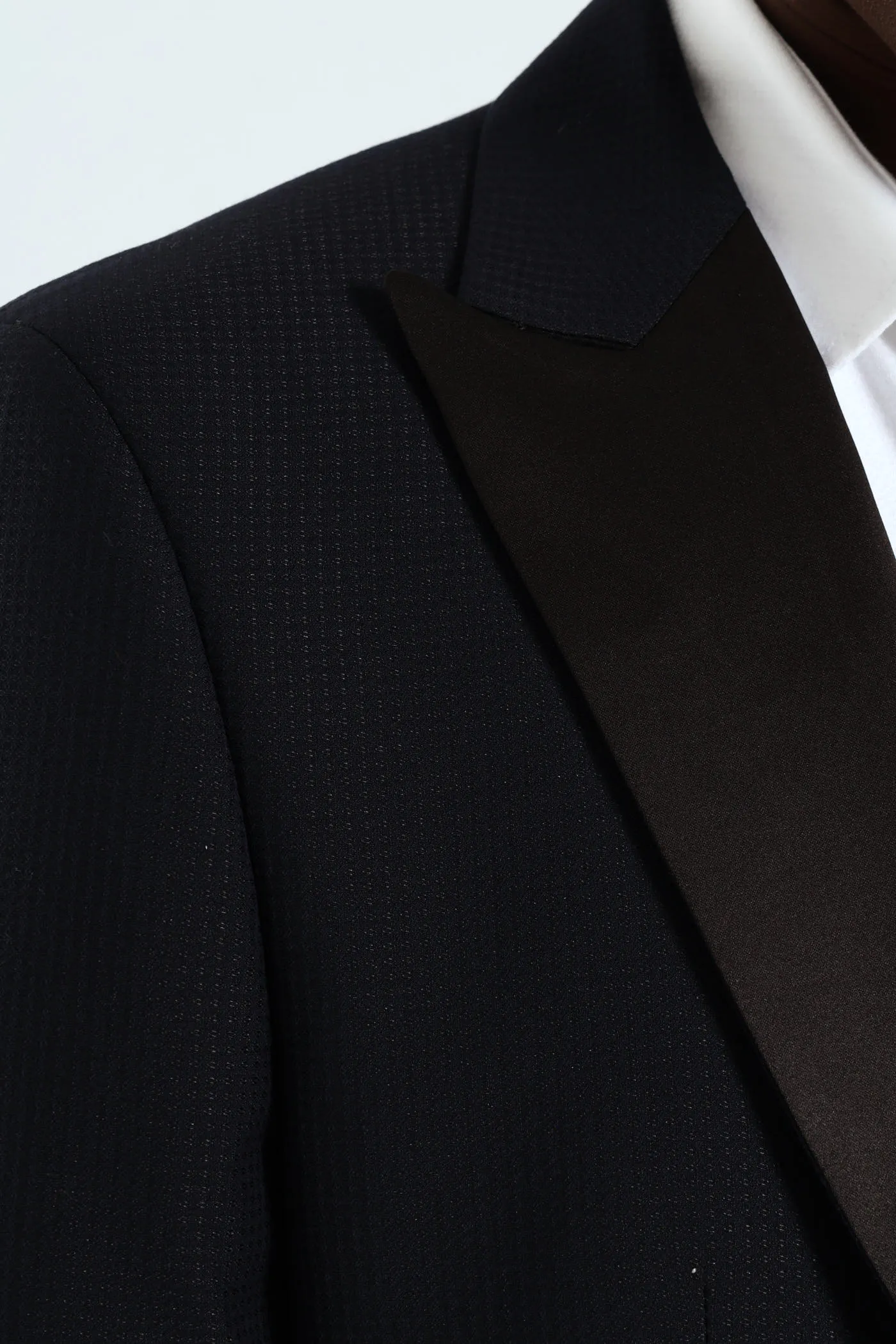 Textured Blazer - Black