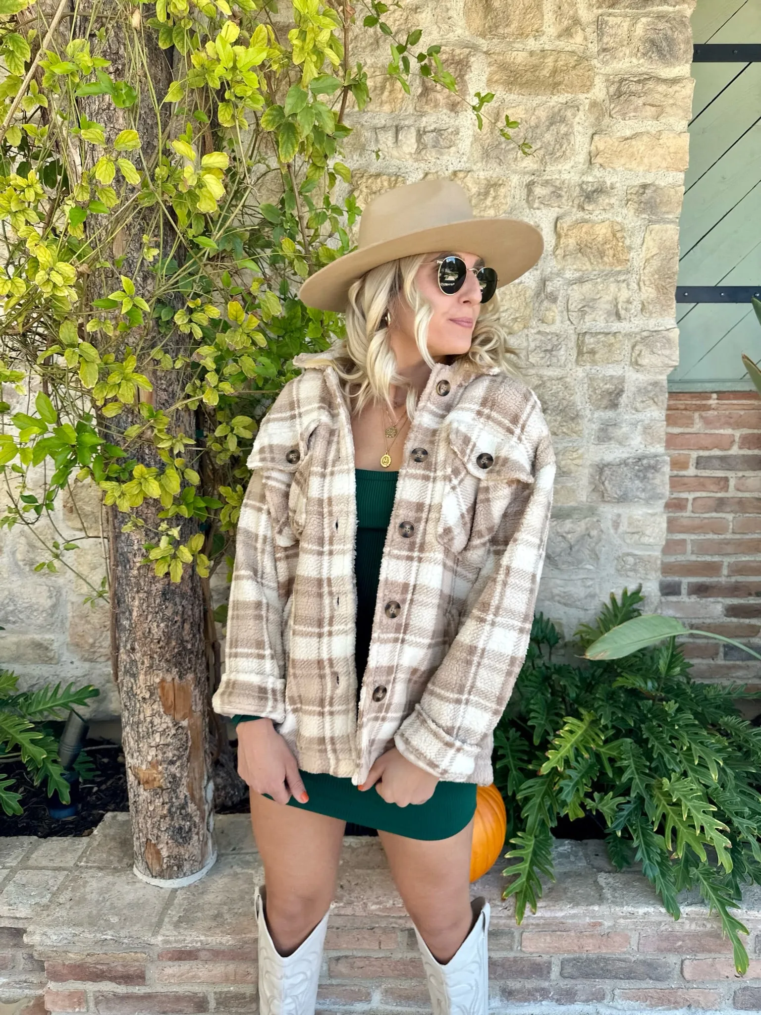 Tiki Chick Plaid Jacket