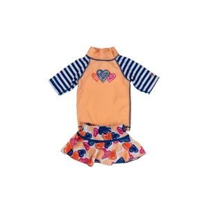 UV Skinz swim suit 12-18m (orange)